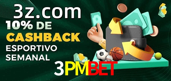 10% de bônus de cashback na 3PMBET