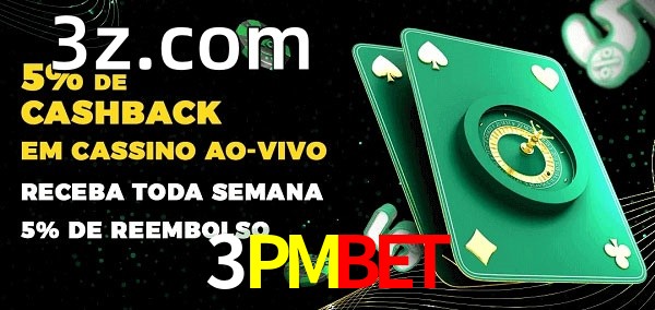 Promoções do cassino ao Vivo 3PMBET